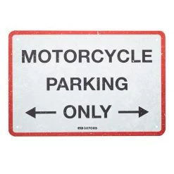 Oxford Garage Metal Sign: PARKING