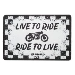 Oxford Garage Metal Sign: RIDE