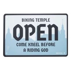 Oxford Garage Metal Sign: TEMPLE
