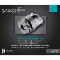 Interphone QuikLox Mirror Mount -Motorcycle Accessories Sales 2022 33751 4