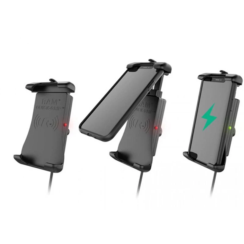 RAM Mounts Quick-Grip™ Waterproof Wireless Charging Holder with Charger 4 RAM Mounts Quick-Grip™ Waterproof Wireless Charging Holder with Charger - Image 2